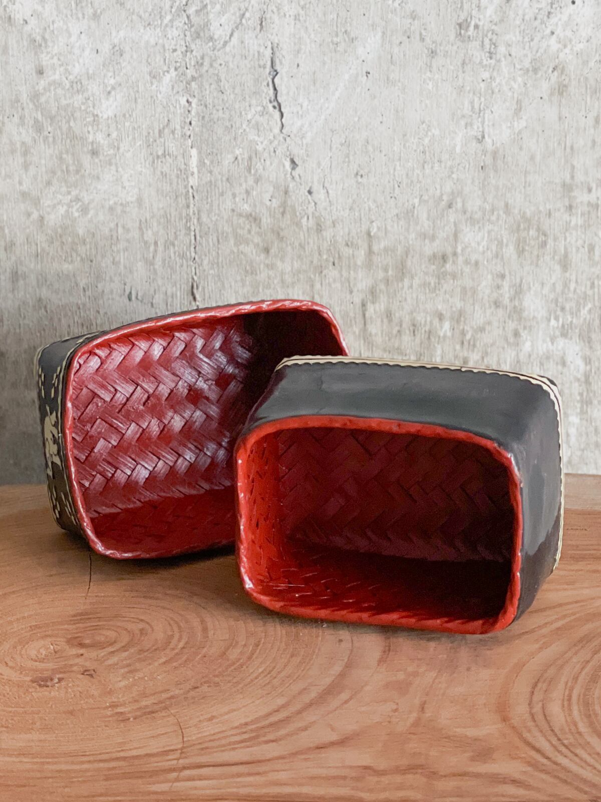 Myanmar／Lacquered bamboo box | 333 & tay - Delivery Service