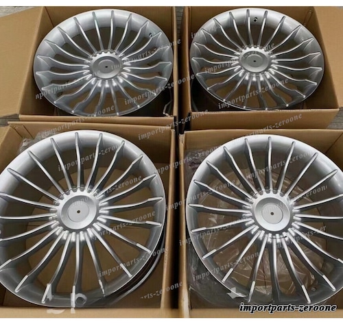 19インチ B7 スタイル シルバー ホイール 2008-2014 BMW 7 シリーズ F01 02 03 04 -BRN-12106