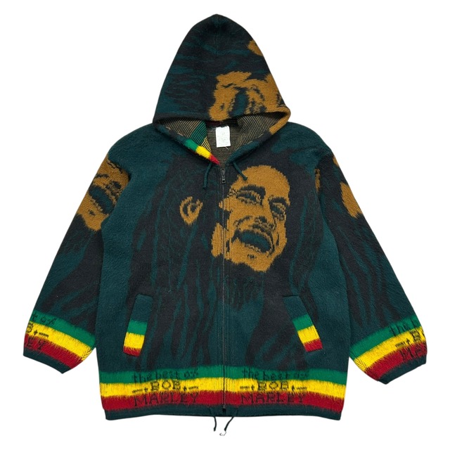 BOB MARLEY FULL ZIP HOODIE SIZE M (USED)