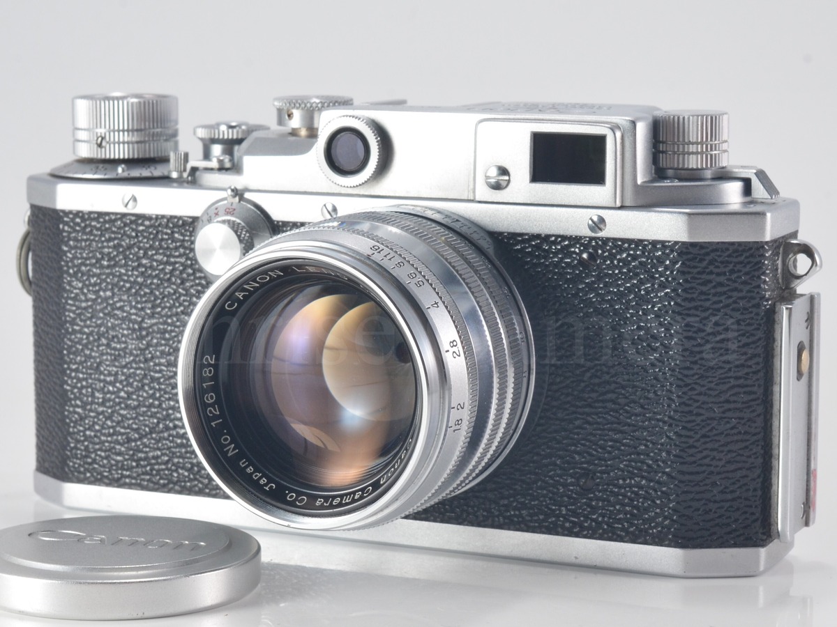 Canon IVSb E・P モデル / 50mm F1.8 整備済 革ケース付 キヤノン 