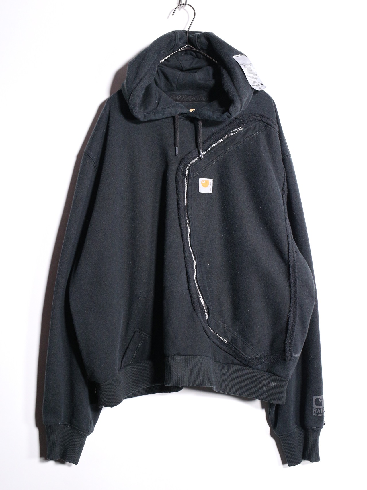 REMAKE / ”Carhartt” side-zip pocket hoodie - 8