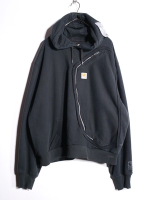 REMAKE / ”Carhartt” side-zip pocket hoodie