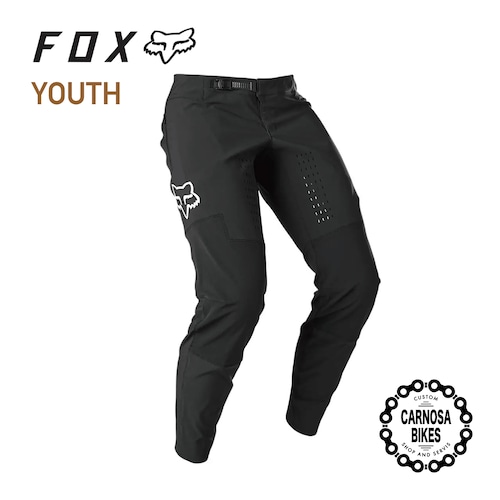 【FOX】YOUTH DEFEND PANTS [ユース ディフェンドパンツ] Black キッズ用