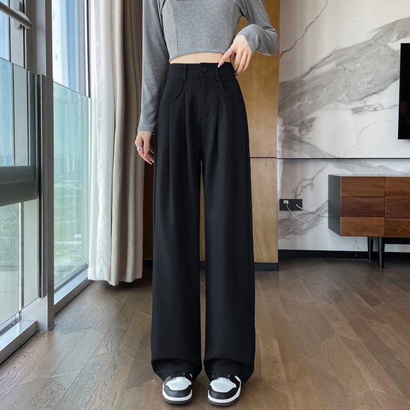 タック入り テーパード パンツ ◆3color 204523