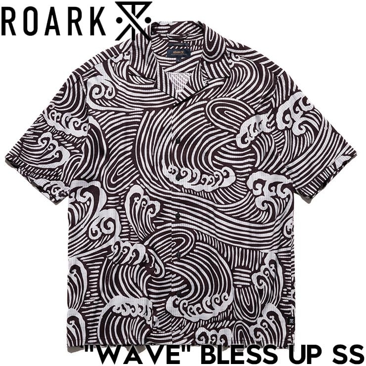 長袖レギュラーカラーシャツ「巨龍」 衣櫻 SA-1589 和柄 和風 日本製