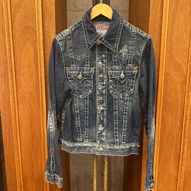 TRUE RELIGION JIMMY BIG T DENIM JACKET S ⑧
