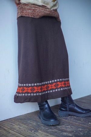 【monoya】 knit skirt