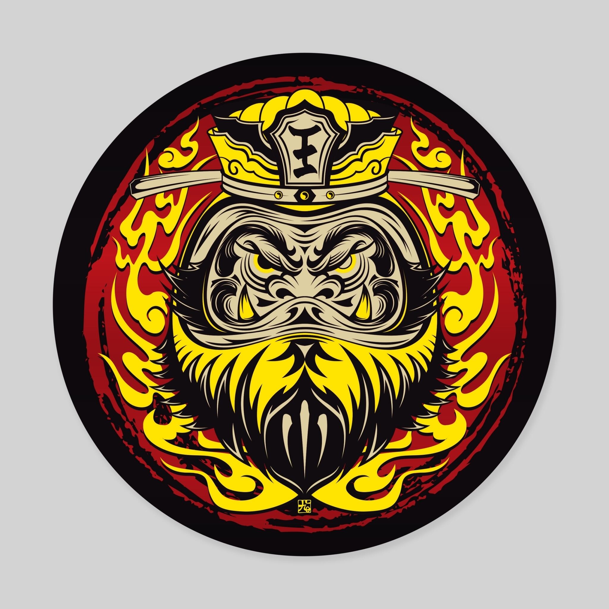 閻王さん専用 4 閻王 MetalSticker | DETERMINATION