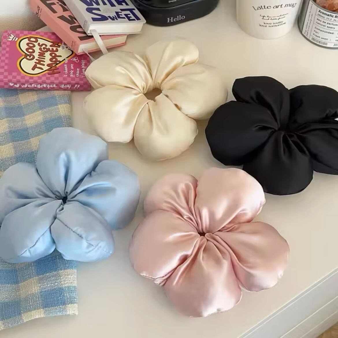 ビッグフラワーシュシュ