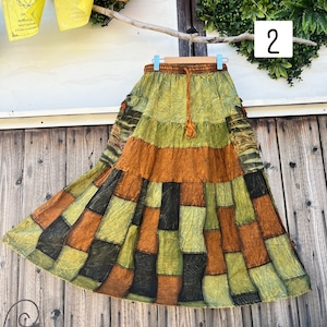 たっぷりパッチワークスカート