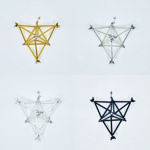 3D Triangle PIERCE/EARRING[monotone ver.]