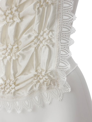 【26SS】Create Clair クリエイトクレイル / SMOCKING VEILL BUSTIER