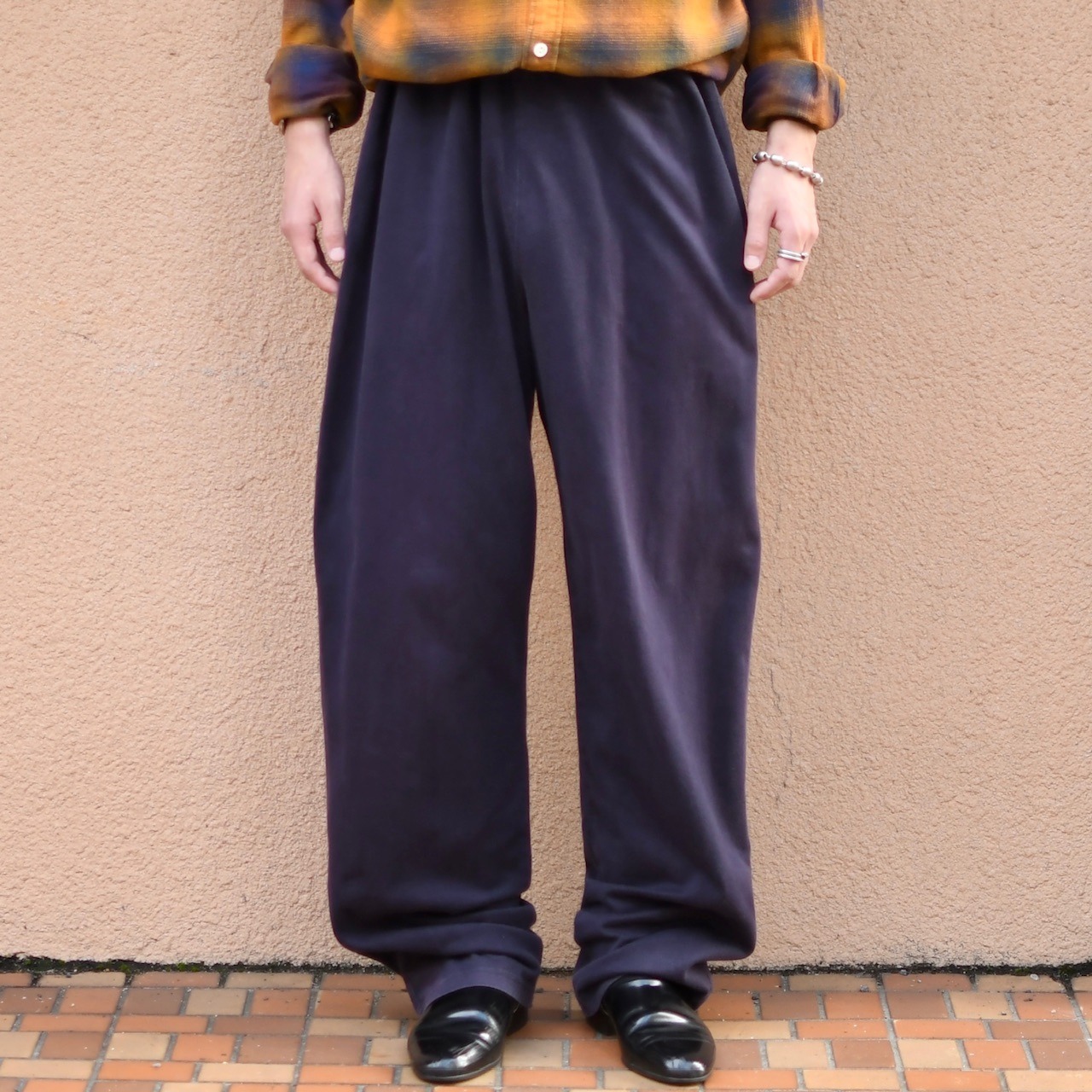 LANDS' END faded wide sweat pants