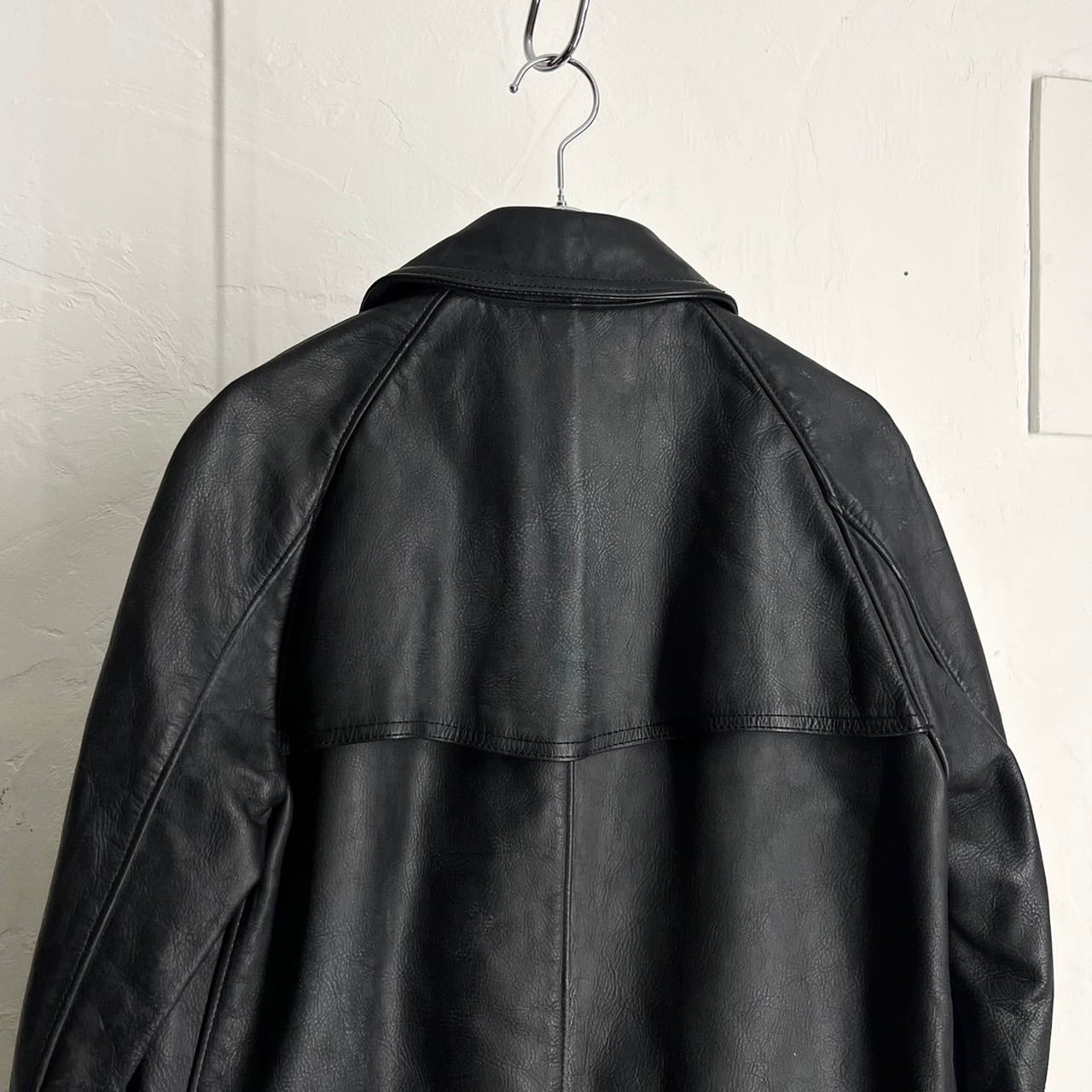 04AW COMME des GARCONS HOMME Cow Leather Coat | VOLAR
