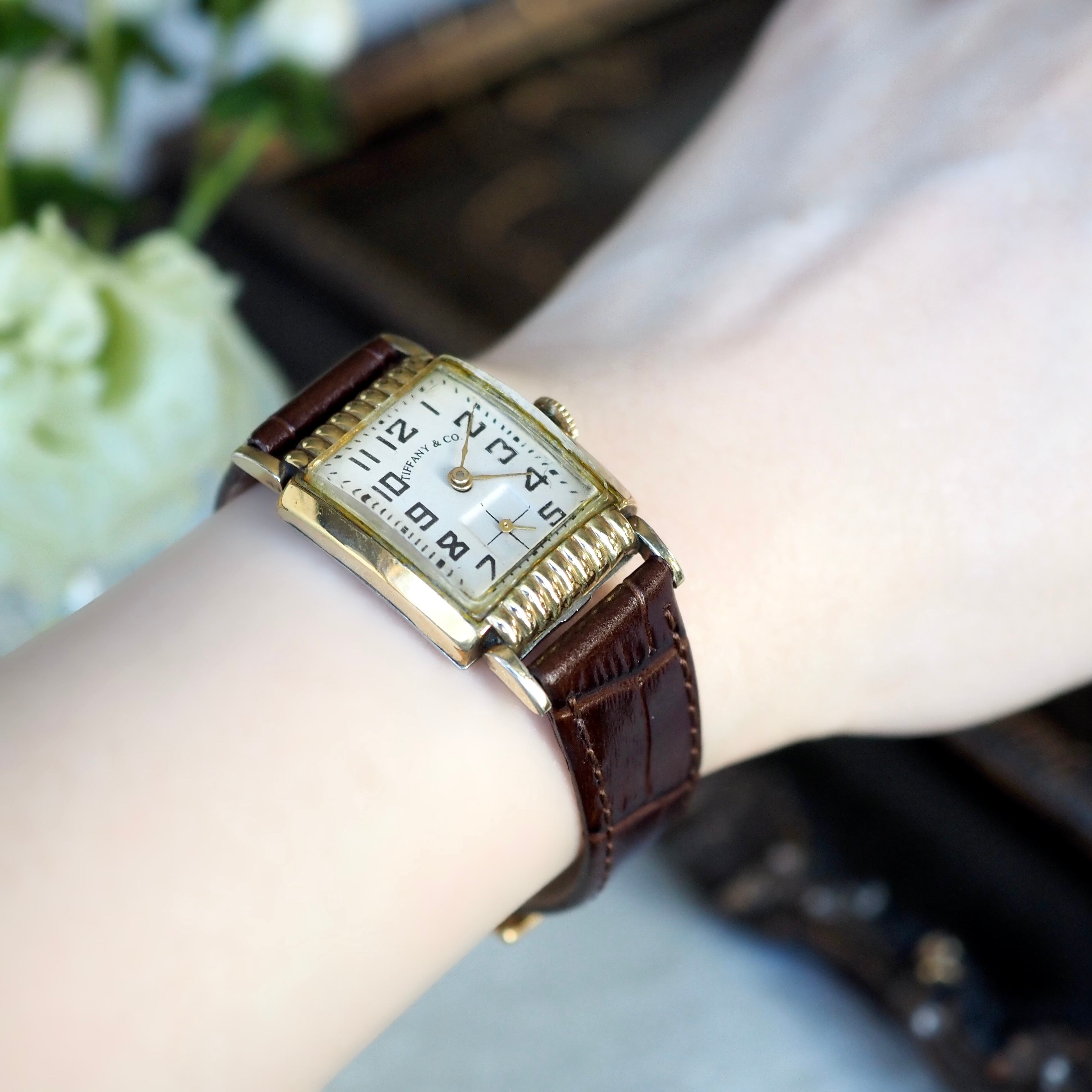 Tiffany & Co. ティファニー 1940s ドレスウォッチ アンティーク時計