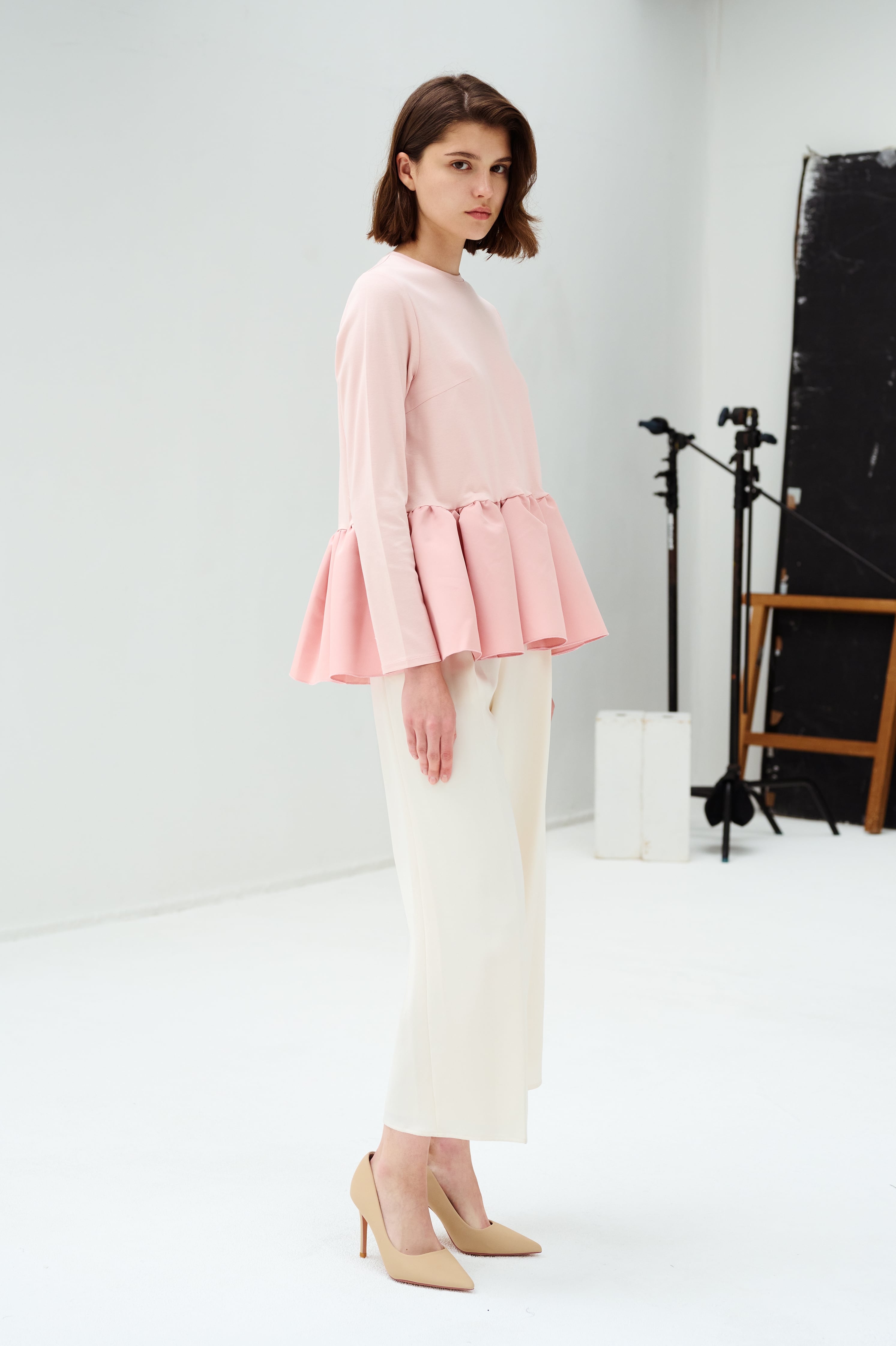 BALLERINA LONG TEE SMOKEPINK | AMICA・kids