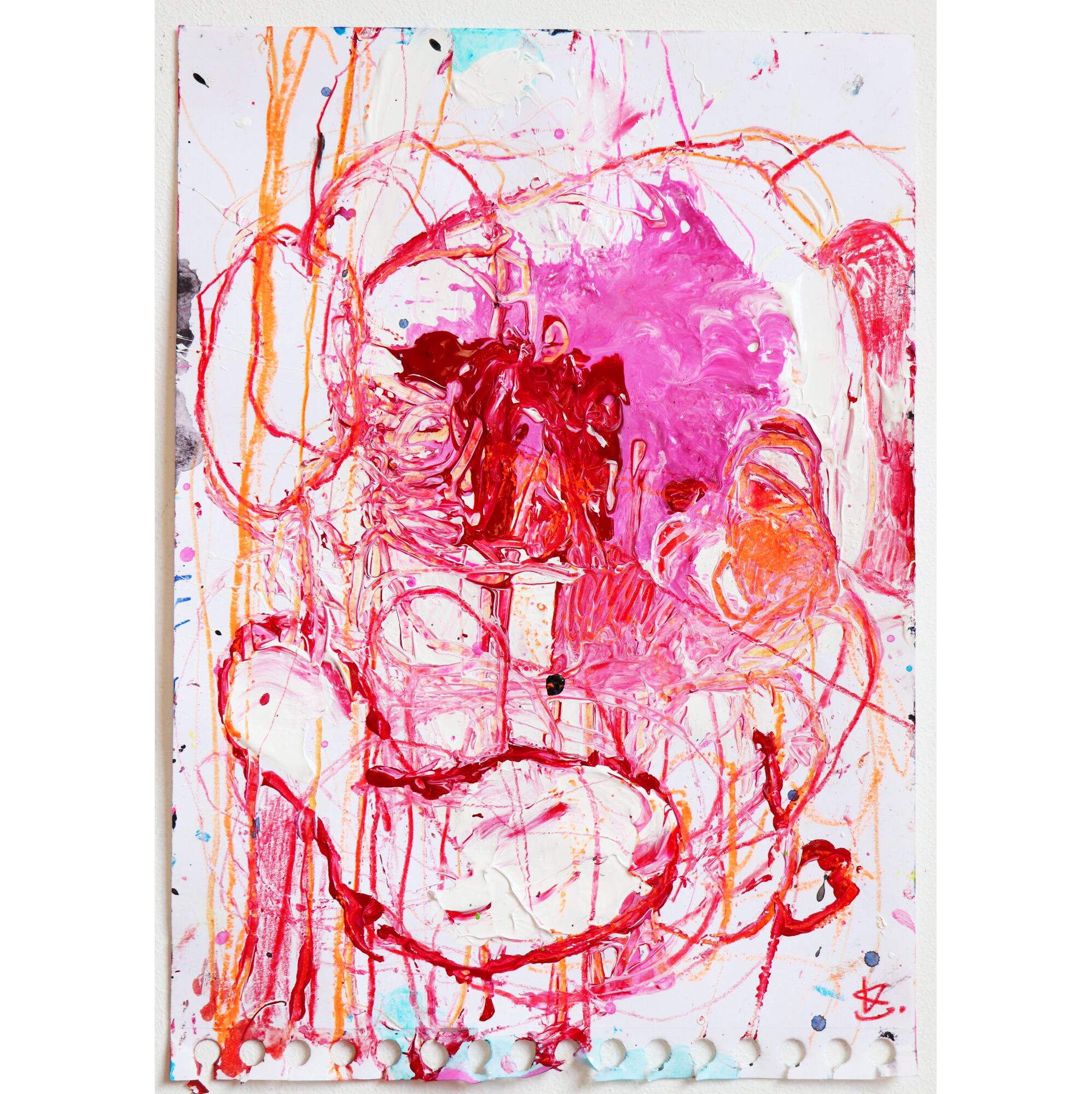 パステル画 柿 | Pay ID