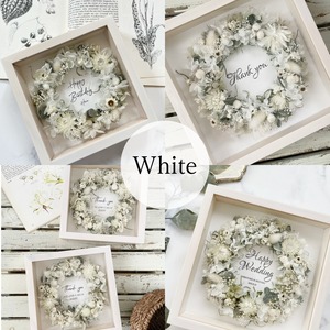 【2枚セット】文字入れ選べるカラー｜Sサイズフォトフレームリース