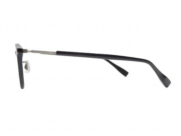 日本製 Eyevan E5 Eyevan P5BK/ST E5 eyevan イーファイブ アイヴァン メガネ p5 BK/ST 46サイズ (在庫