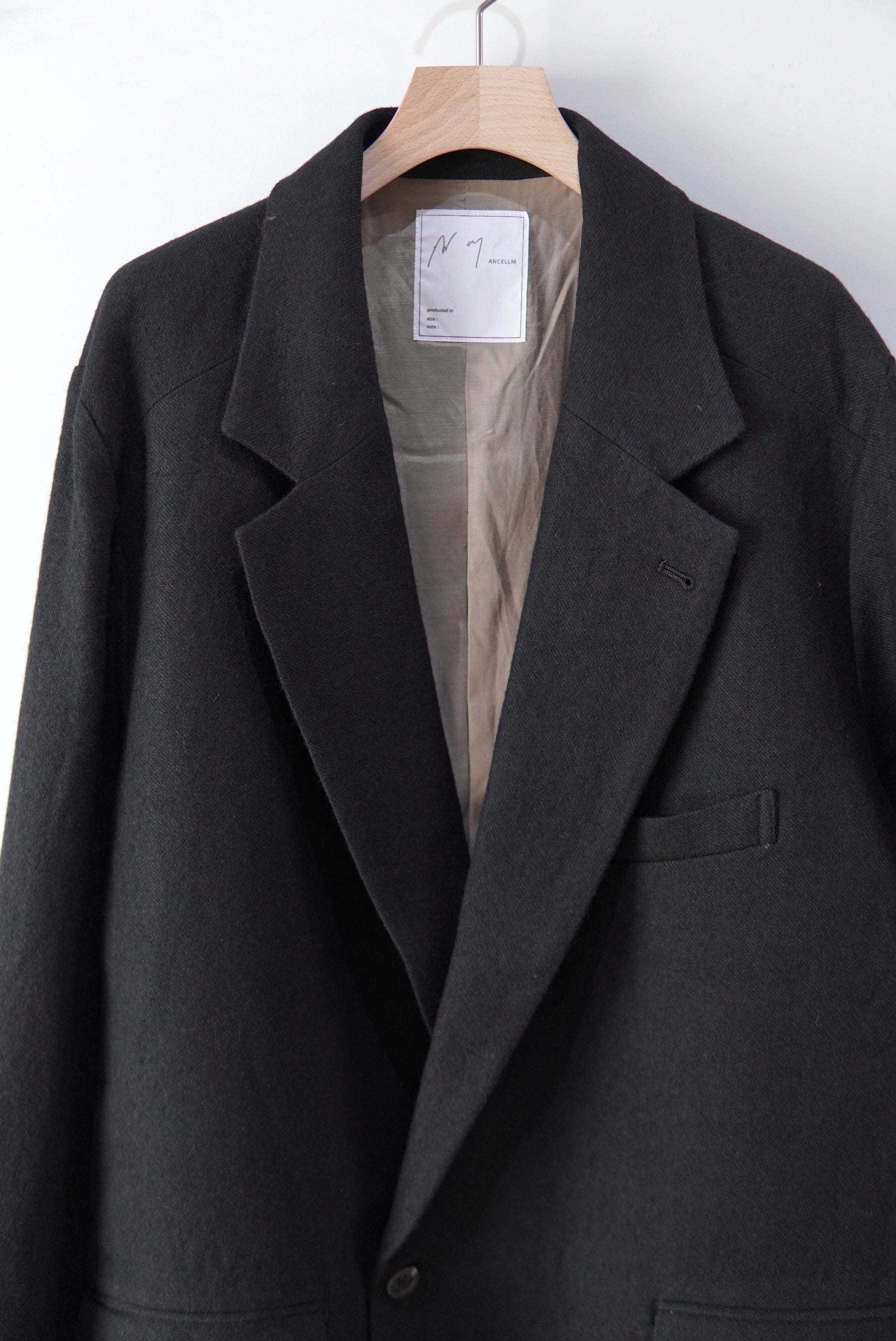 ANCELLM / SEMI-DOUBLE TAILORED JACKET / ANC-JK54 | POETRY