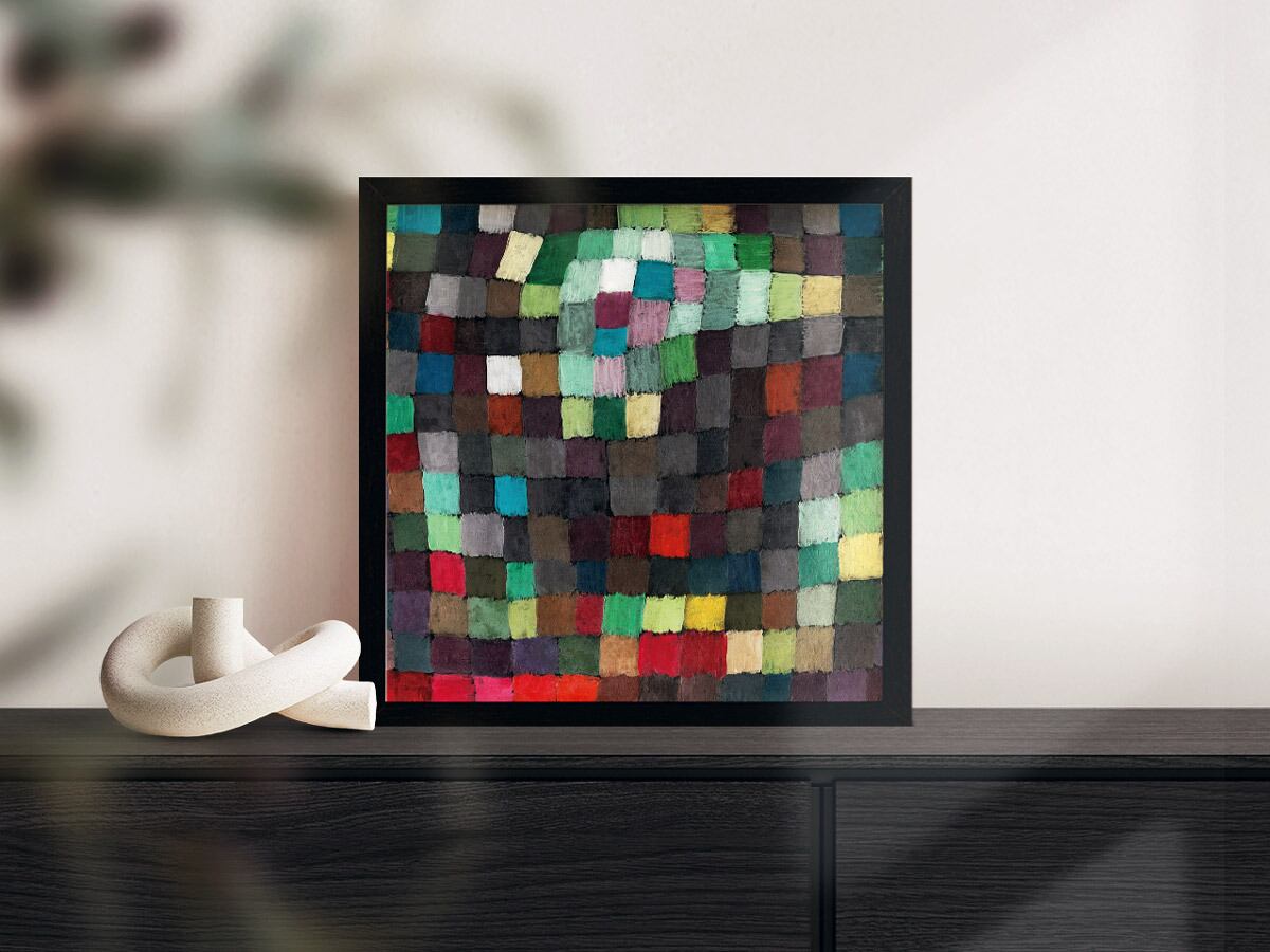 額縁付き] May Picture パウル・クレー アートポスター 323×323mm 額装