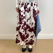 Marble Print Skirt F0516