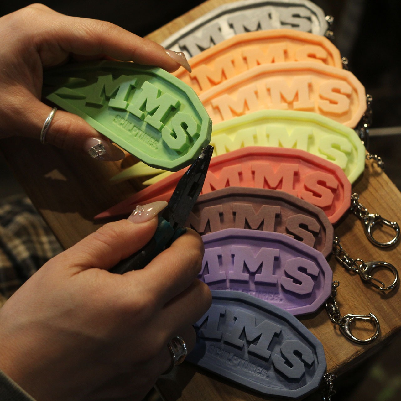 MMS EMBLEM KEYHOLDER - ルマングリーン