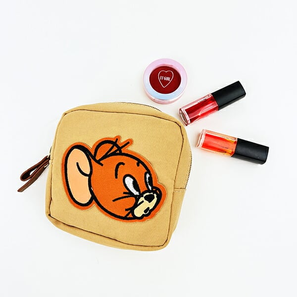 トムとジェリー ジェリー アップリケスクエアポーチ | キャラクター