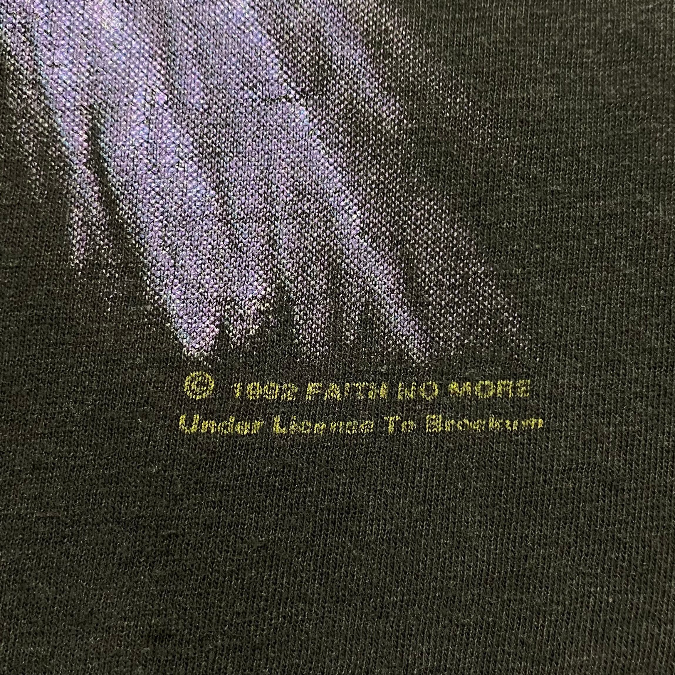 激レア フェイス・ノー・モア 1992 ビンテージ Tシャツ vintage 1992's FAITH NO MORE music tee “angel dust” | NOIR ONLINE