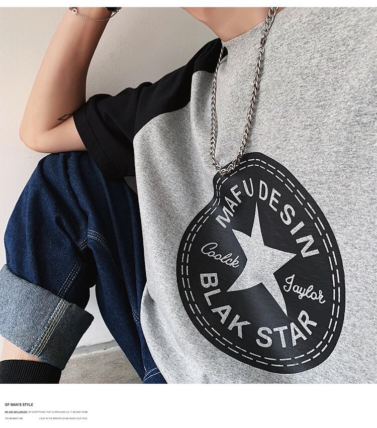 全2色 Tシャツ カットソー プリント カジュアル シンプル