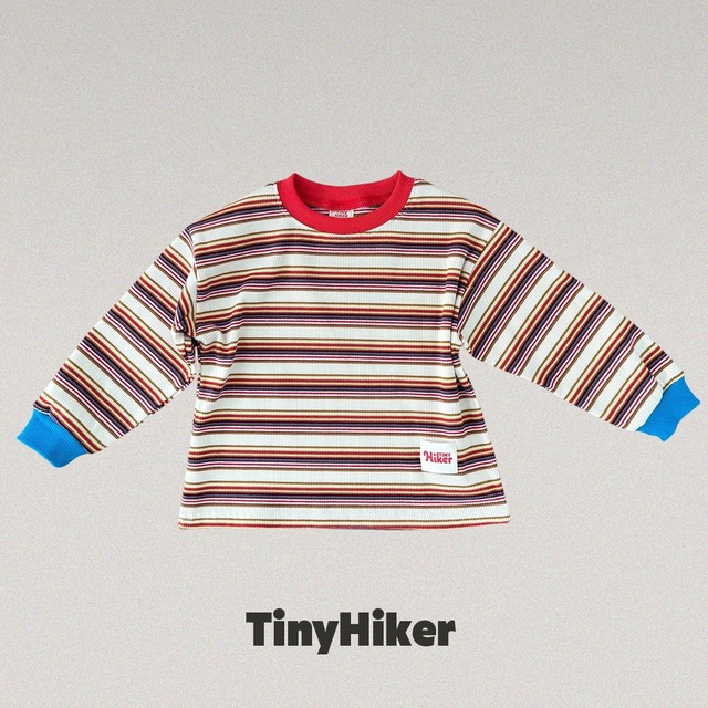 《取寄》キャンディストライプT：kids【TinyHiker】※送料無料
