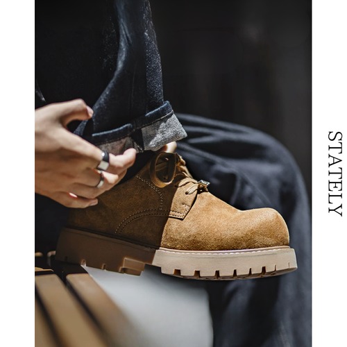 Suede Chunky ダービーシューズ_S03 画像