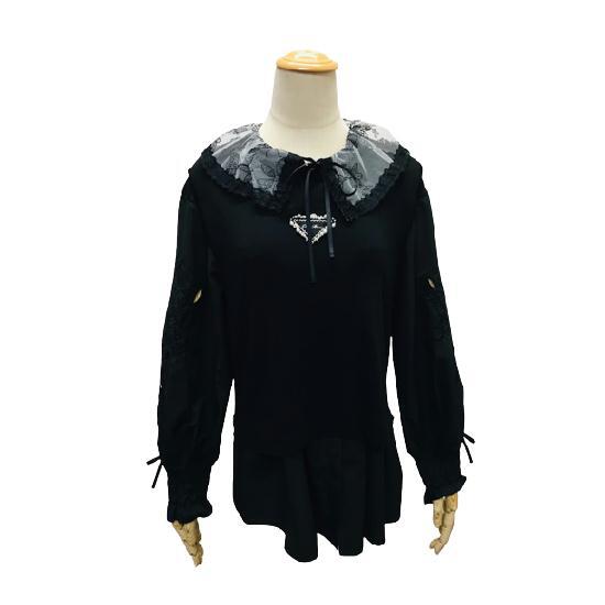 スーパービューティー Super Beauty アンサンブル ニットベスト×レース