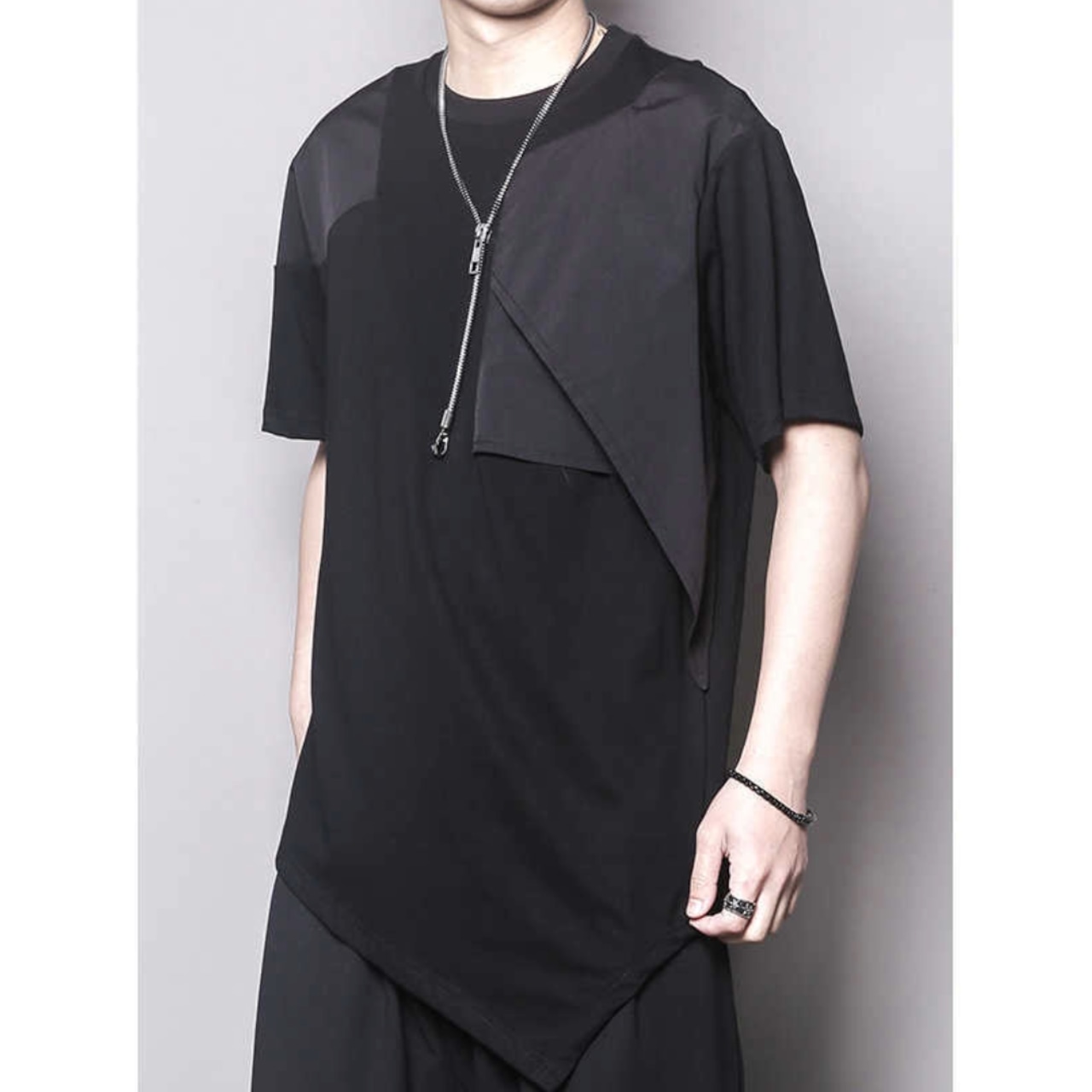 【Quiet Detail】アシンメトリーTシャツ TB2282・画像3