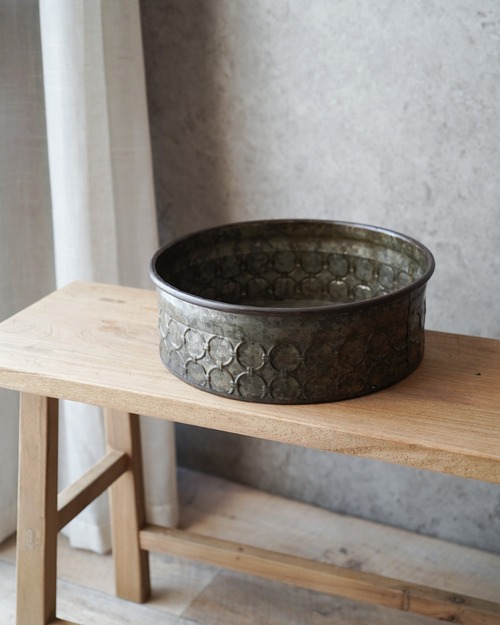 （2/28 20:00〜再販）【スチール】ブロンズボウル    φ30cm