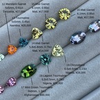 8. マラヤガーネット 7.5x4.9mm, 1.12ct マダガスカル産