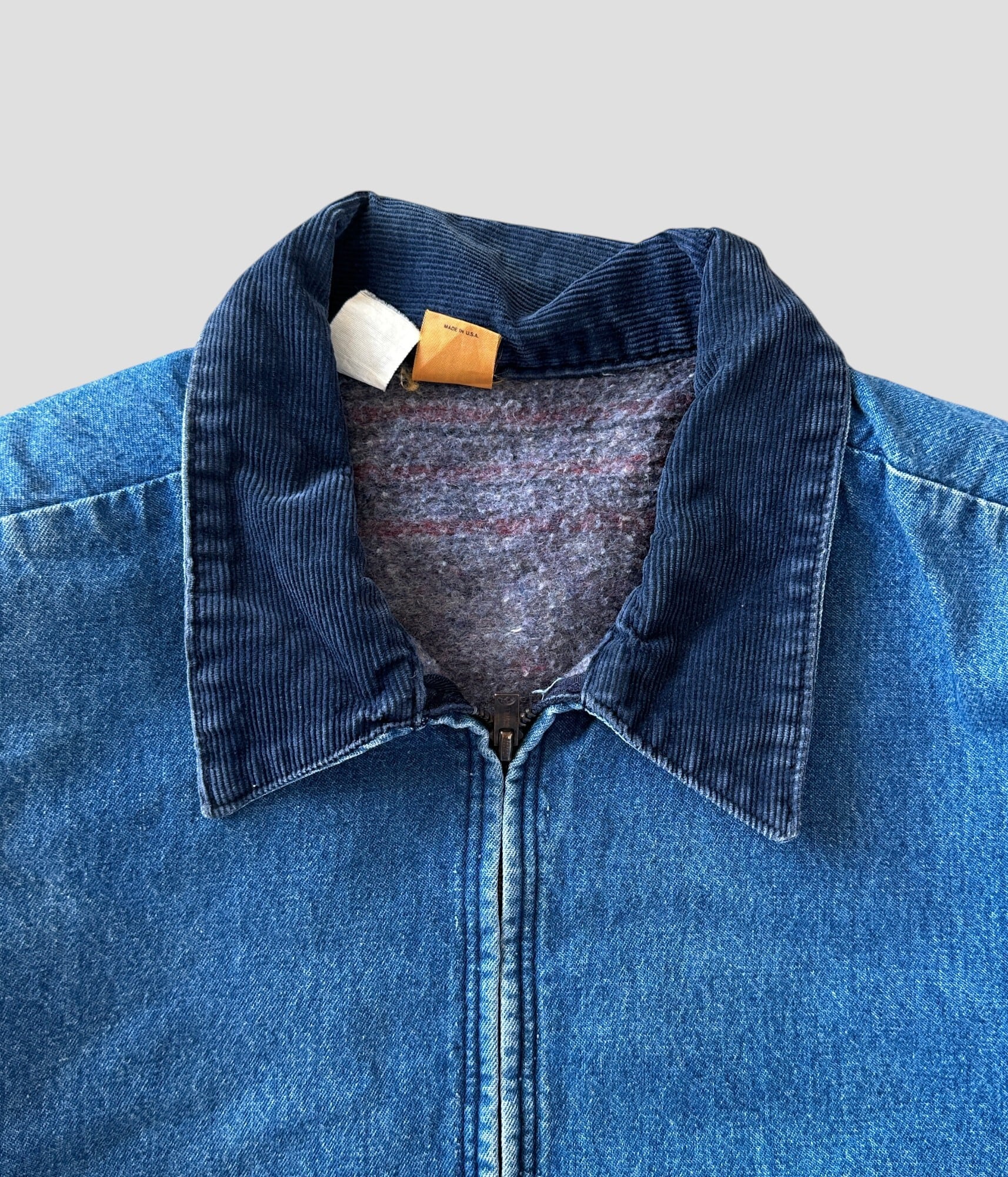 BIG BEN by Wrangler- Vintage 70-80s 50 Denim Work Jacket made in