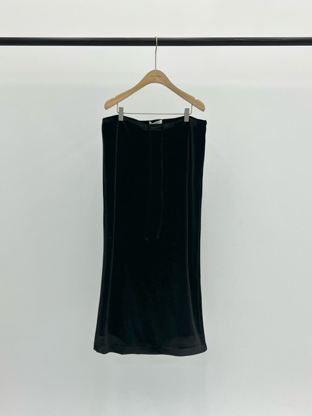 (予約) verveine / Viola velvet string H-line skirt 1color