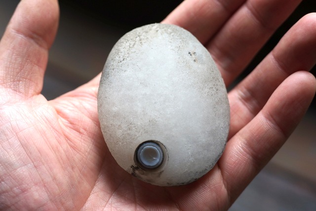 ゴビアゲート Gobi Desert Eye Agate　monochrome