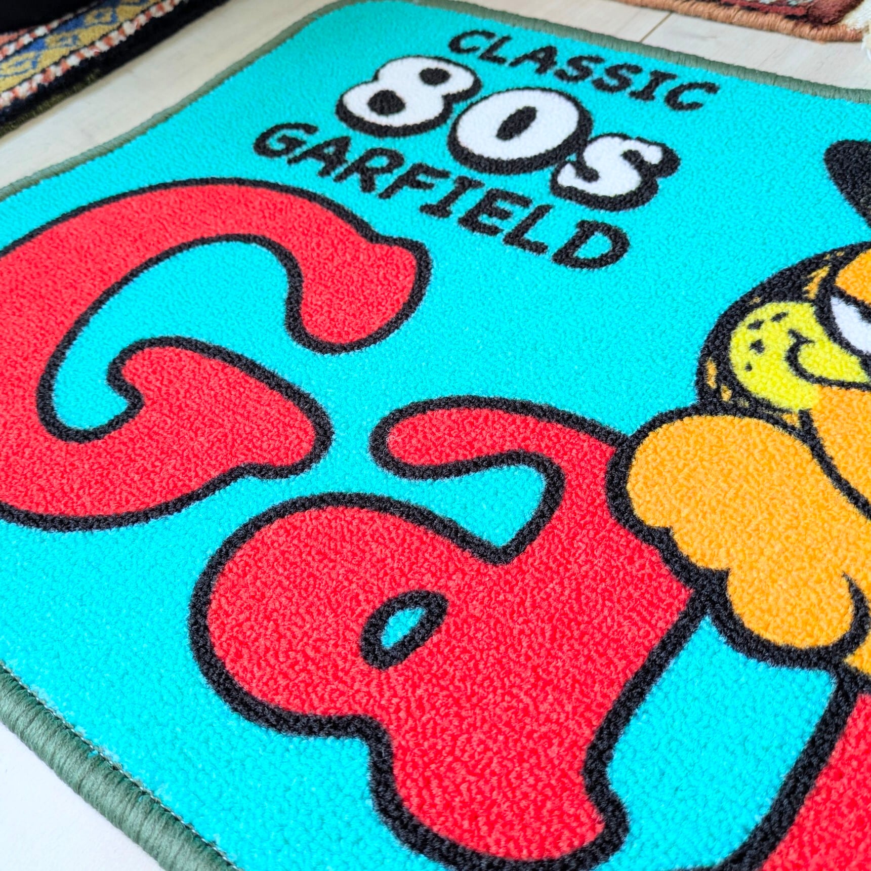 【 Garfield（ ガーフィールド ） 】American MAT ( 裏面滑り止め加工 ) / キッチンマット / ふかふかマット / フロアマット / バス / エントランス / ロングバージョン〚アメリカン雑貨 アメトイ〛