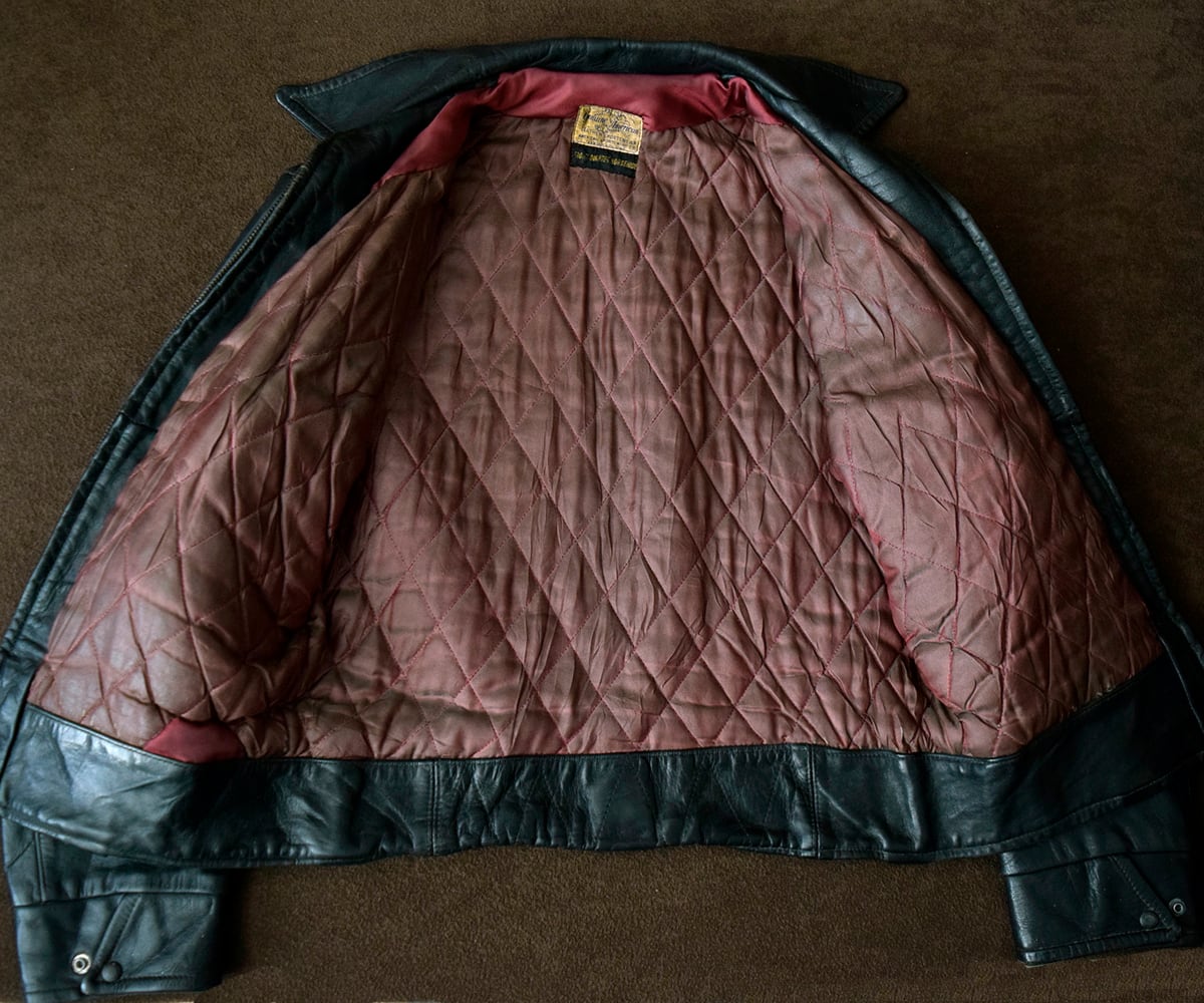 ビンテージ　レザー　ポリスジャケットUSA 50s-70s New Item 70's Police Jacket アメリカの警察官が制服として着用してい
