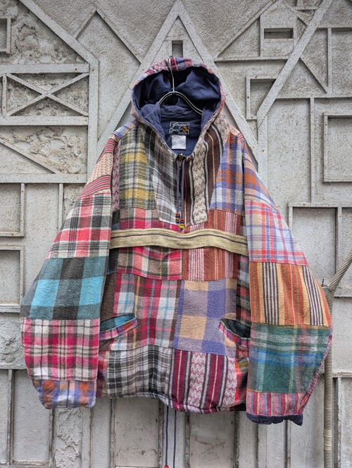 "UNKNOWN" patchwork reversible jacket