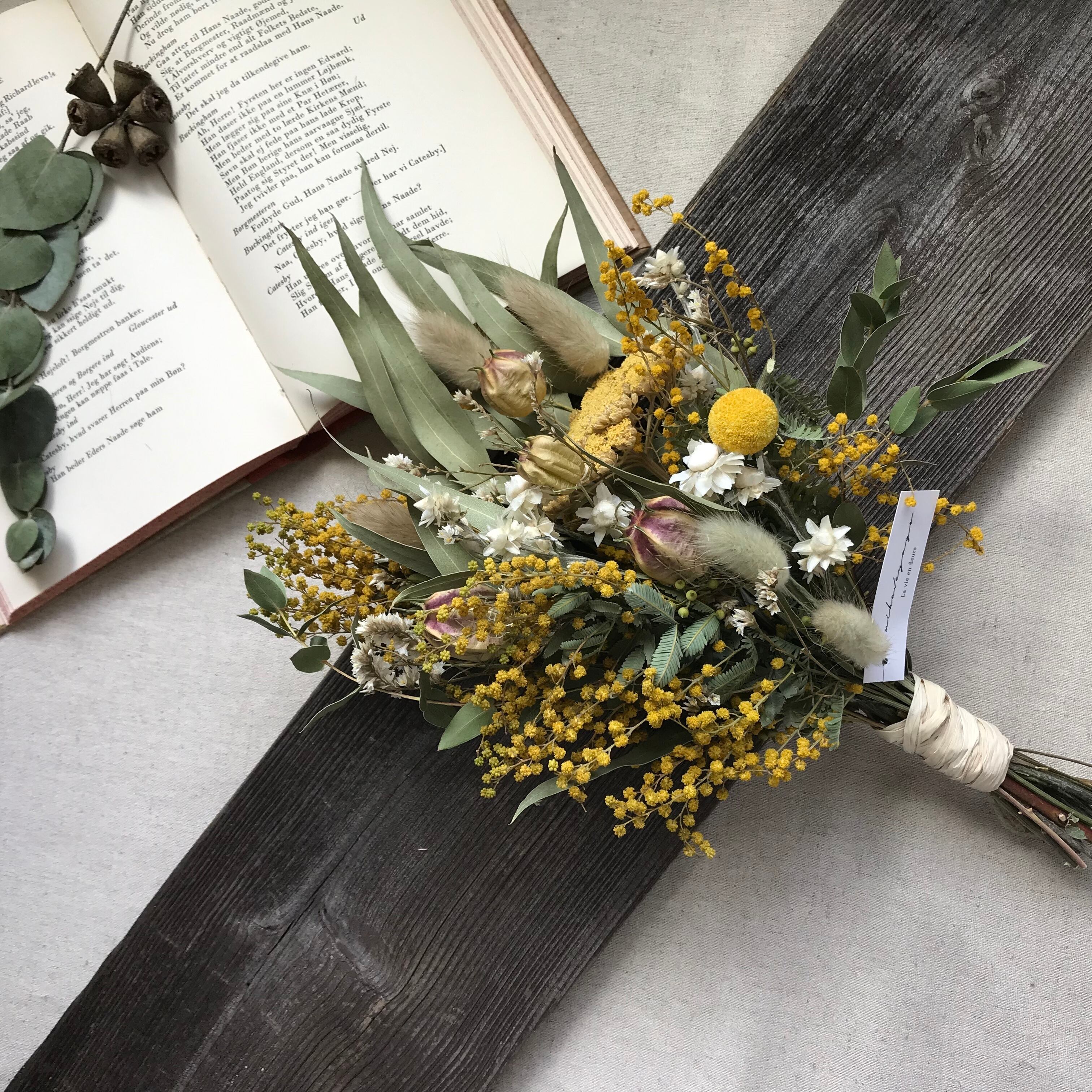 ブラック系贅沢品 Mimosa ドライフラワースワッグ フラワーボトル フラワー ガーデン 日用品 インテリアブラック系 Www Marengoef Com