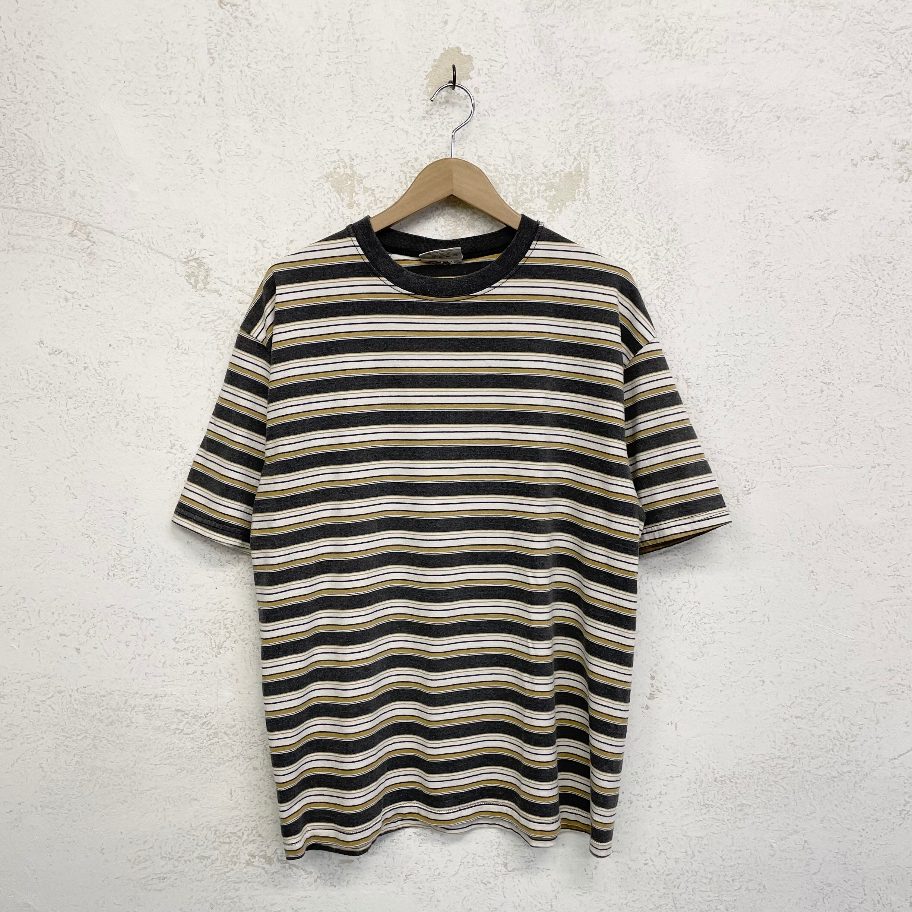 90's BALE DYED ORIGINALS border tee size/L ボーダーT アメリカ製 | ANY