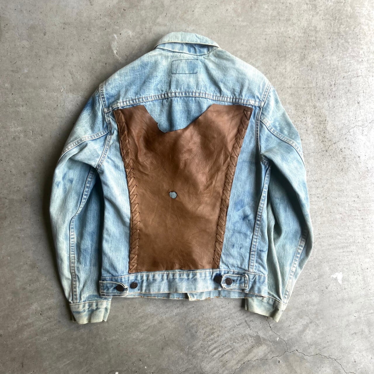 60年代 Levi's リーバイス BIG E ケアタグ付き 70505 4th レザー