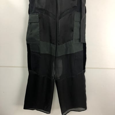 sacai サカイ 20SS Combo Cargo Trousers カーゴパンツ ブラック 0