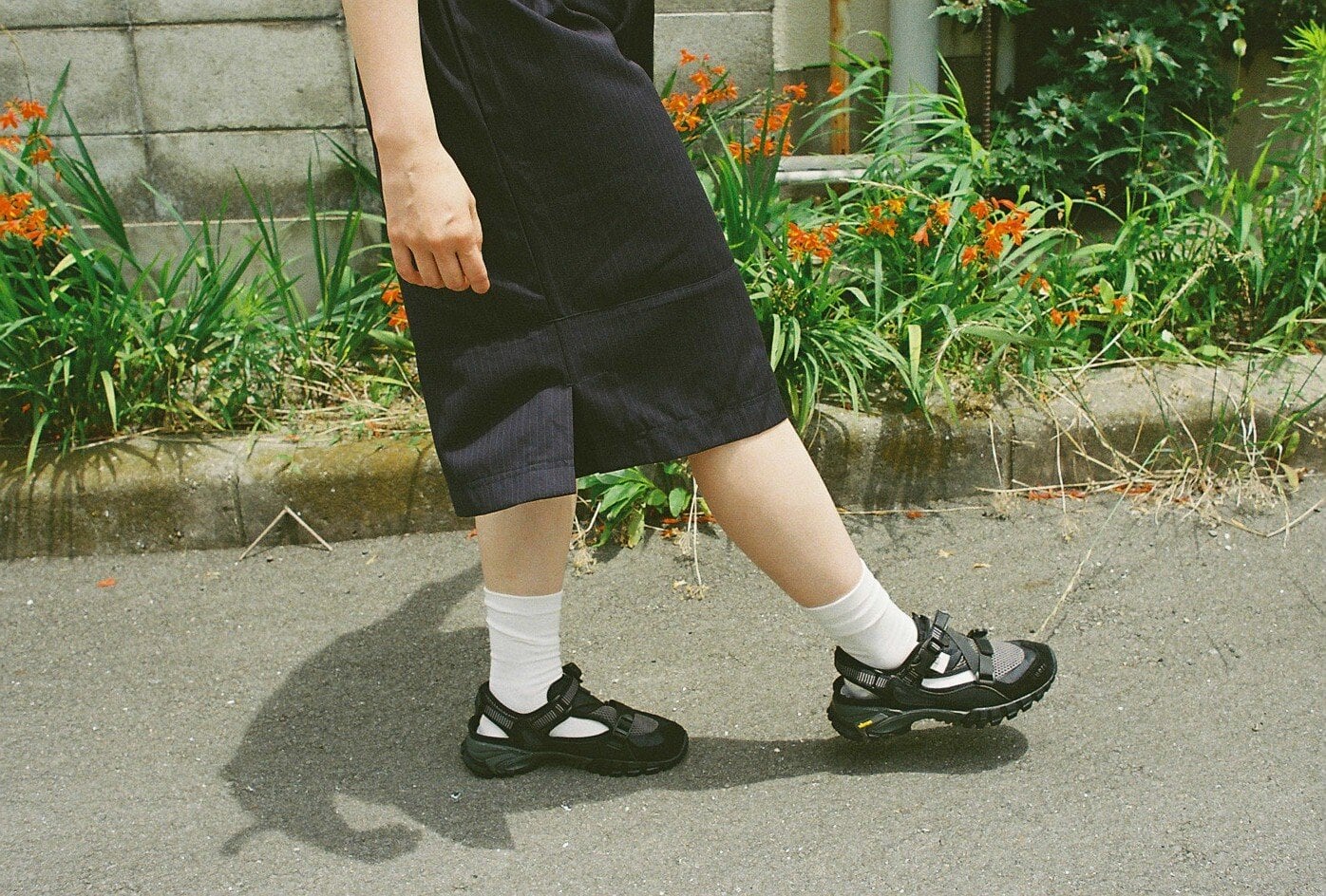 D.P SHORTS-LUX_STRIPE NAVY-STRIPE