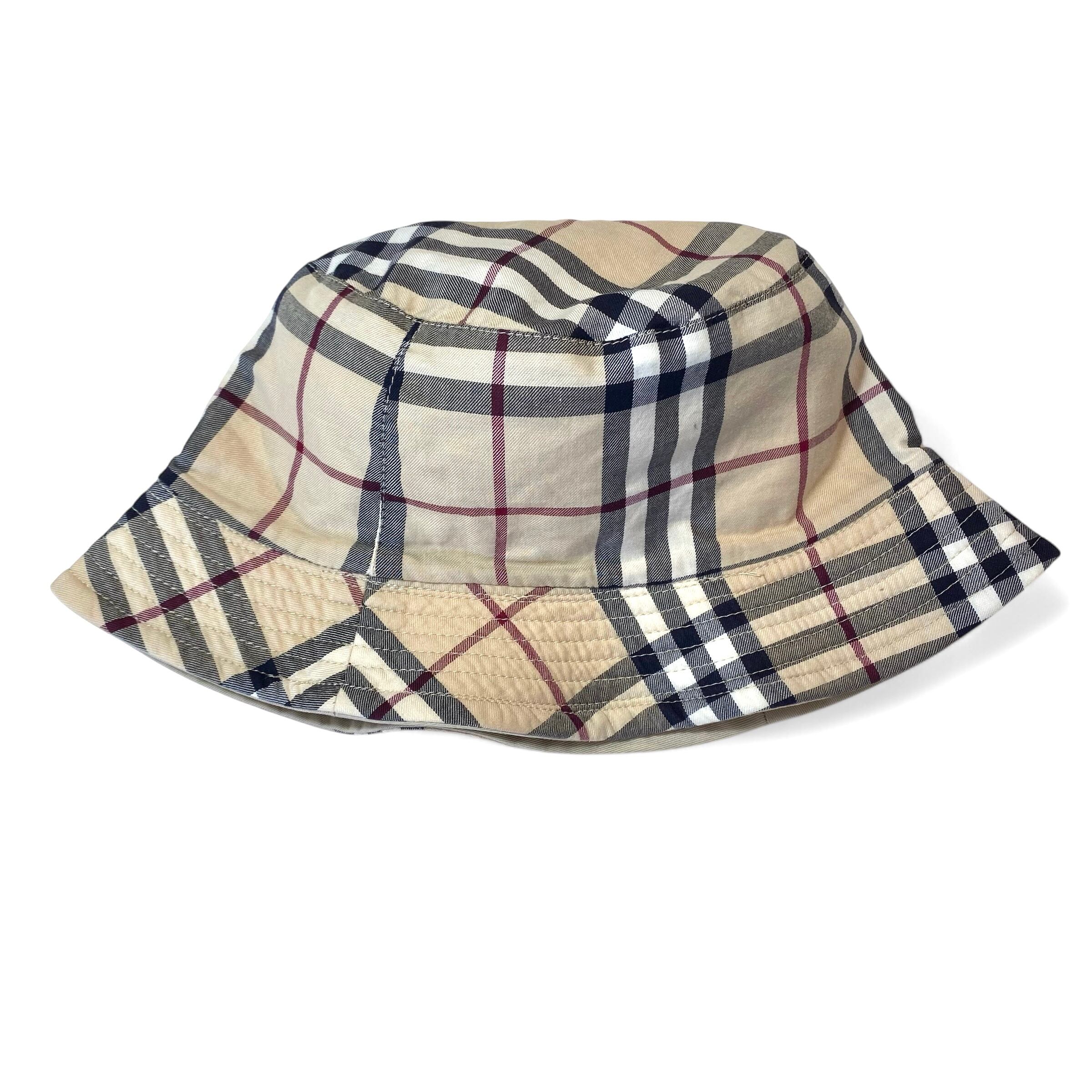 BURBERRY LONDON バーバリー バケットハット　ノバチェック柄　帽子 Burberry Bucket Hat Nova Check / バーバリー バケットハット ノバ