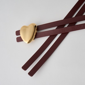 BELT HEART W13  GOLD