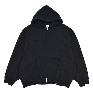 【VETEMENTS】BLACKOUT CUT-UP HOODIE